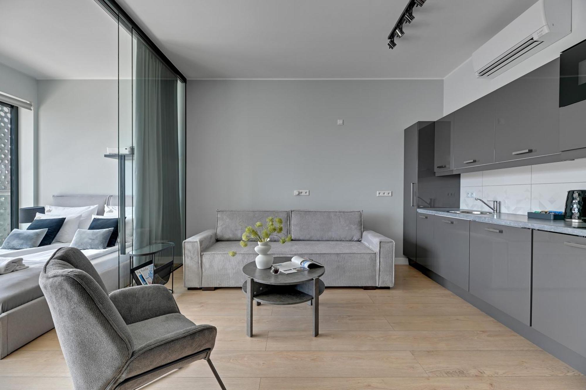 Symfonia Amazing River View Apartment By Downtown Apartments Gdansk Dış mekan fotoğraf