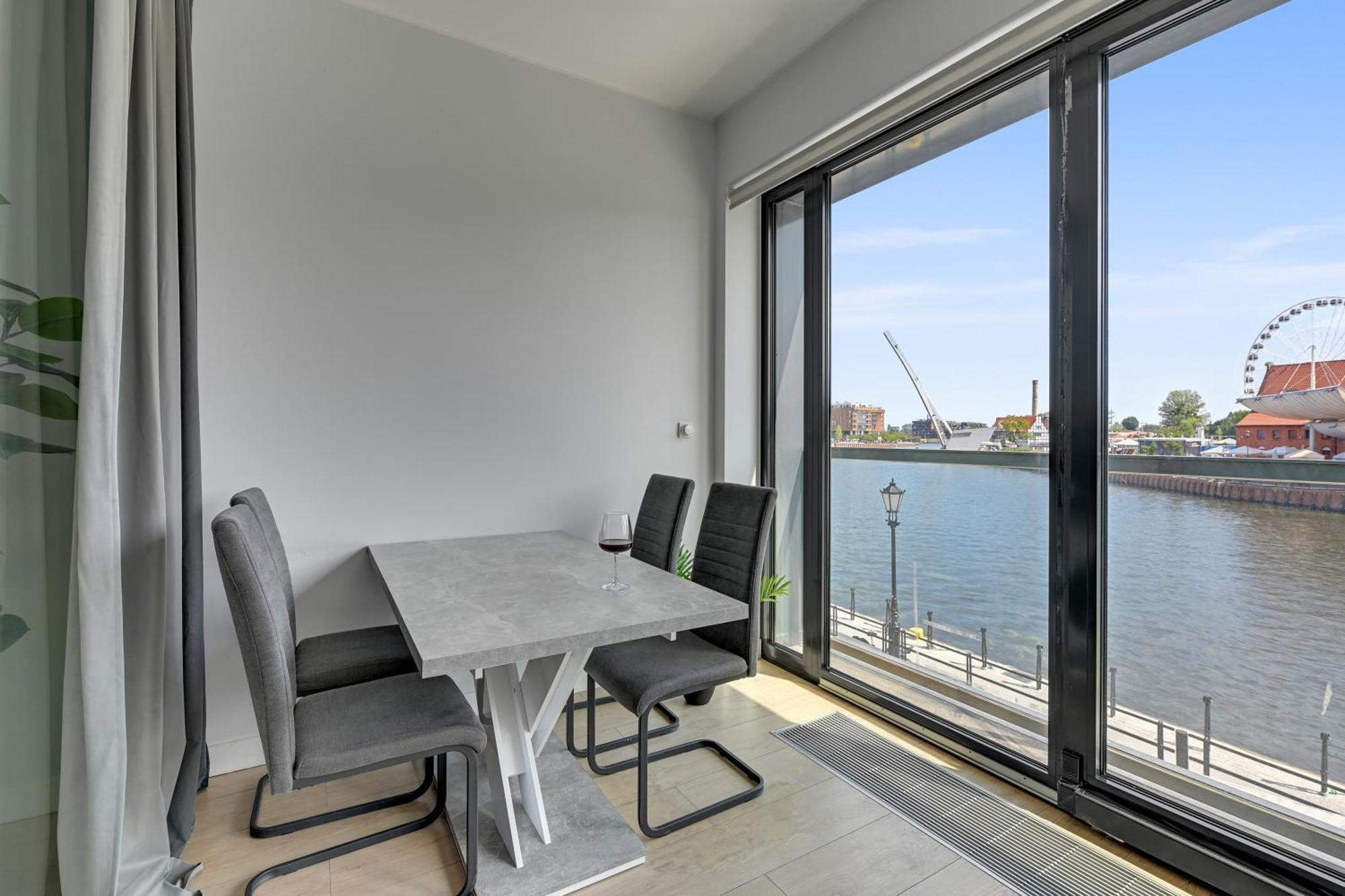 Symfonia Amazing River View Apartment By Downtown Apartments Gdansk Dış mekan fotoğraf