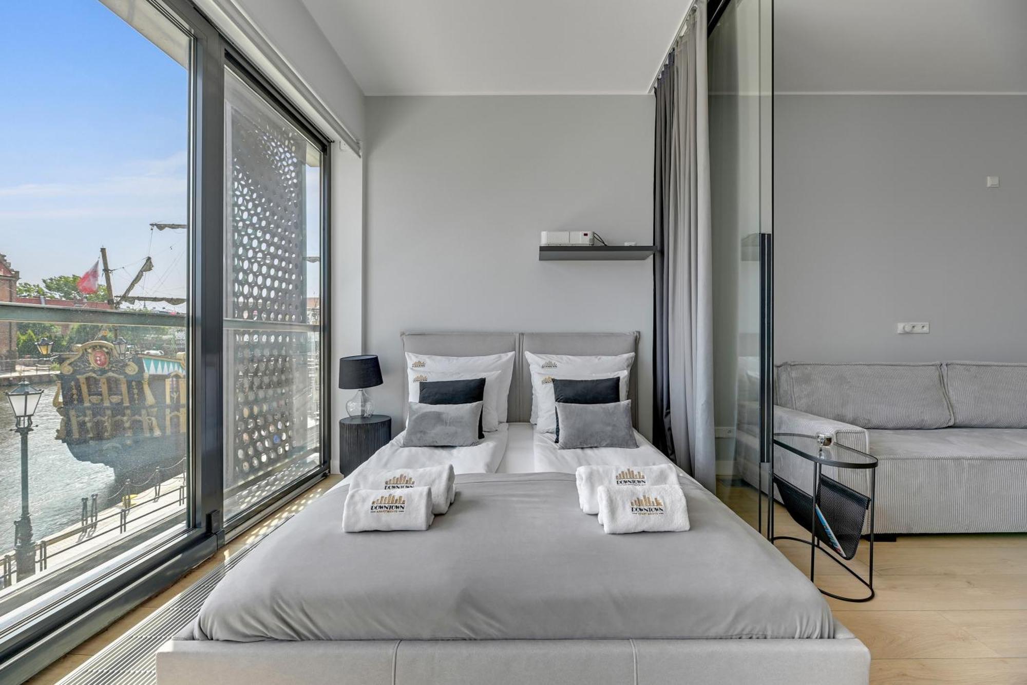 Symfonia Amazing River View Apartment By Downtown Apartments Gdansk Dış mekan fotoğraf